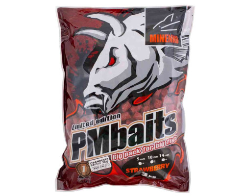 Пеллетс MINENKO Strawberry 14мм (3кг)