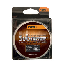 Шнур Fox Submerge Sinking Braided Mainline Dark Camo 0.30мм