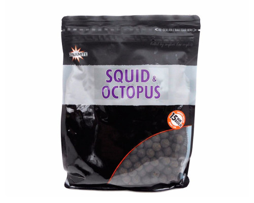 Бойлы Dynamite Baits Hi-Attract Squid & Octopus 15 мм 1 кг