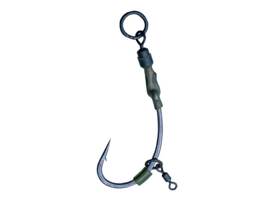 Готовый поводок Esp RonnieRig Barbed HRS №4