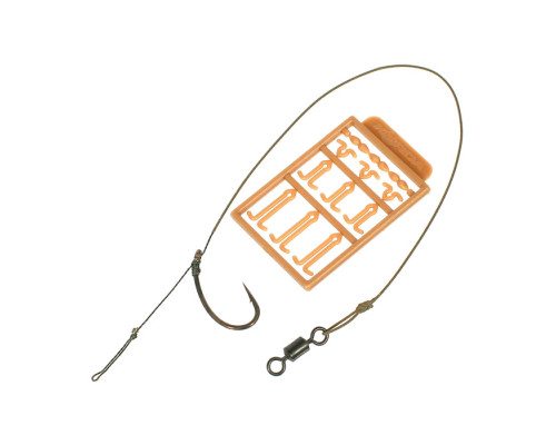 Готовый поводок Korda N Trap KD Rig №4 Kurv 30 lb