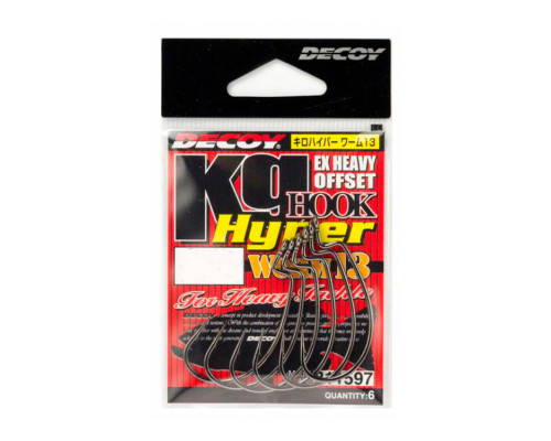 Крючки Decoy Kg Hyper Worm 13 №2/0