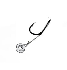 Крючок с поводком Owner Method Feeder Rig Pellet Band FD-02 №10 0.20мм