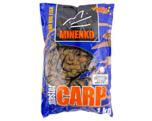 Пеллетс MINENKO Master Carp Кукуруза 10мм