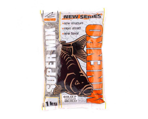 Прикормка MINENKO SuperMix Фидер (чёрный)