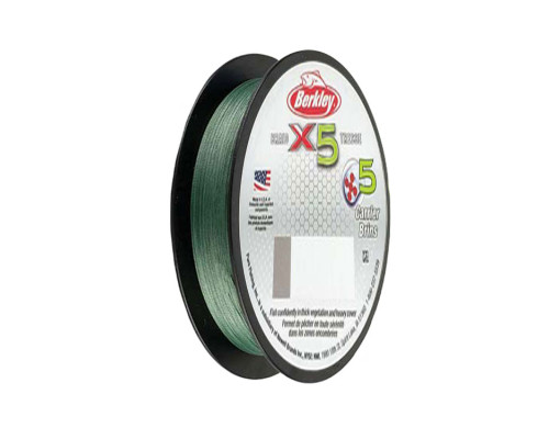 Шнур Berkley X5 Braid Green 150м 0.25мм
