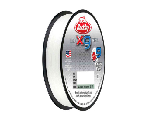 Шнур Berkley X9 Braid Low Vis Crystal 150м 0.12мм