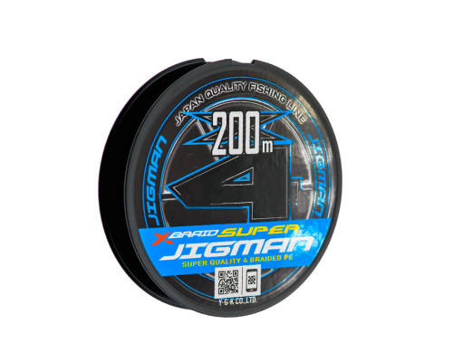 Шнур YGK X-Braid Super Jigman X4 200м 0.205мм #1.5