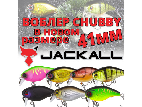 Воблер Jackall Chubby 41 - новинка!